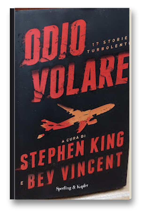Copertina: Odio volare (antologia a cura di S. King e B. Vincent)